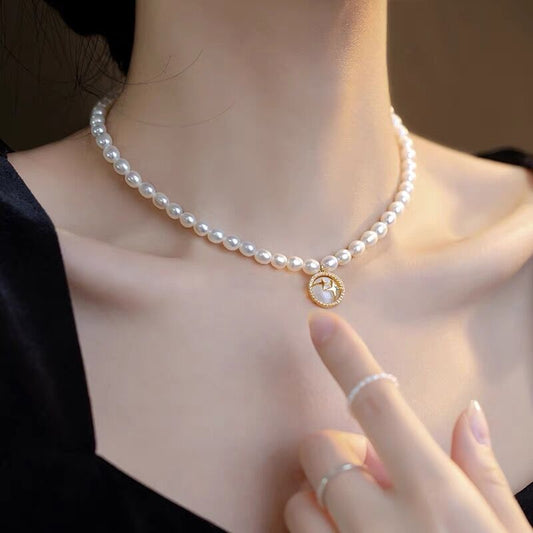Baroque Natural Pearl Freshwater Pearl Necklace